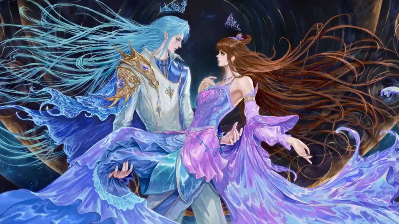 Divine love Deep blue